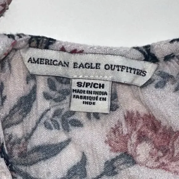 American Eagle Outfitters Floral Cami Tank Top Small – Spaghetti Strap Boho - Picture 7 of 10